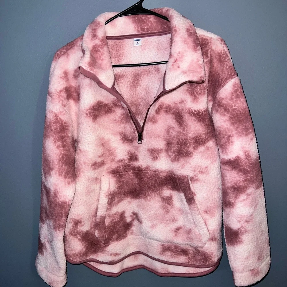 Old Navy Women’s sweater/sweatshirt size M pink multicolor - Picture 4 of 8